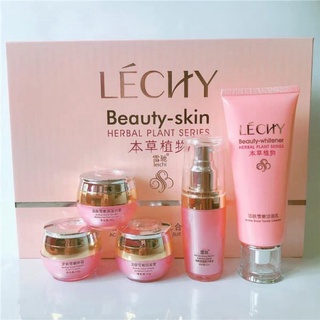 Bộ Mỹ Phẩm Lechy Beauty whitener  Cao Cấp Chính Hãng Sạch Nám Dưỡng Trắng Phục Hồi Làn Da
