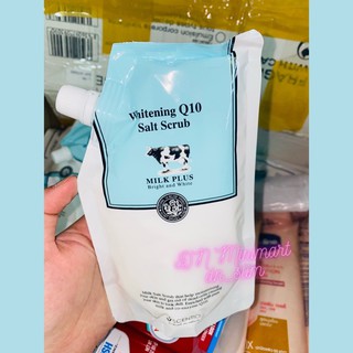 Muối Tẩy Tế Bào Chết Body Sữa Bò Trắng Da Milk Plus Whitening Q10 Salt Scrub 300g
