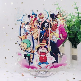 Standee ONE PIECE ĐẢO HẢI TẶC VER VẼ CHIBI Tượng Acrylic Standee Anime mica chibi trang trí trưng bày mô hình