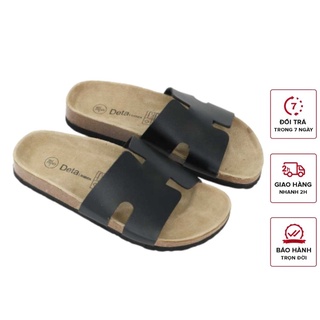 Dép Chữ H Nam Nữ Cực Xinh Và Cá Tính Với Chất Liệu Đế Trấu Detaunisex Mã DETA14D Full Box