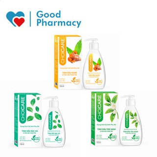 Dung dịch vệ sinh Choicare (Nghệ, trà xanh, bạc hà &amp; tràm trà)