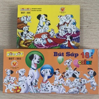 Sáp thơm chó đốm: 18 màu BST-003 , 12 màu BST-005
