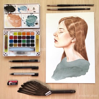 Màu Nước SAKURA KOI Watercolor 60/72