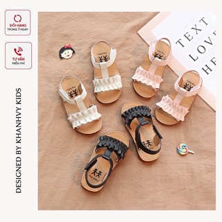 Sandal cho bé gái ❤️ Dép quai hậu bé gái ❤️ Dép sandal bèo nhún công chúa cho bé ❤️ Sandal đi học cho bé gái