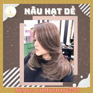 Thuốc Nhuộm Tóc Màu NÂU HẠT DẺ Không Tẩy ( Giá Gốc)