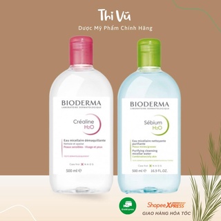 Nước tẩy trang Bioderma làm sạch dịu nhẹ 500ml, tẩy trang Bioderma cho mọi loại da - Thi Vũ