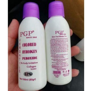 [Chính hãng] Oxy trợ nhuộm tóc 100ml, mùi thơm ko xót rát da đầu 6%, 9%, 12% trợ nhuộm PGP