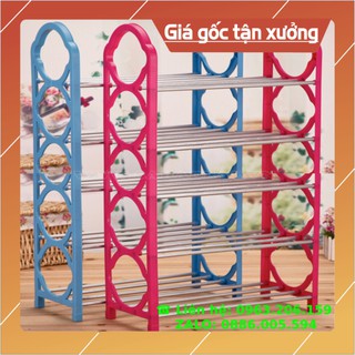 Kệ nhựa để giầy dép 4 tầng thông số 42x18x57cm