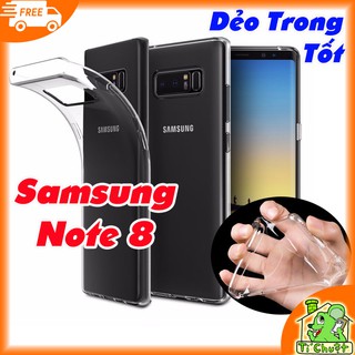[Loại Tốt-Ảnh Thật] Ốp lưng Samsung Note 8 Silicon Dẻo Trong Suốt