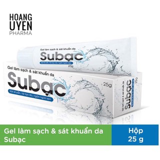 [Tích điểm nhận quà] Gel làm sạch da Su bạc 25g (Subạc)