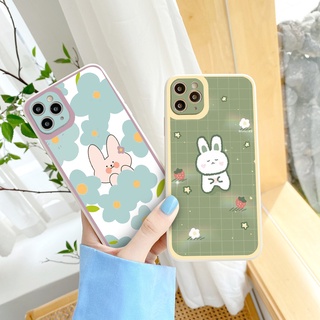 Ốp Lưng Màu Bảo Vệ CAMERA  vuông BÉ THỎ NHỎ CUTE ốp iphone 12 pro /x/ 8plus/11 pro/11/12 pro max/13/promax  tr1065