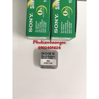Viên pin đồng hồ 1,55V Murata Sony SR621SW 364 AG1 LR621 L621F SR621
