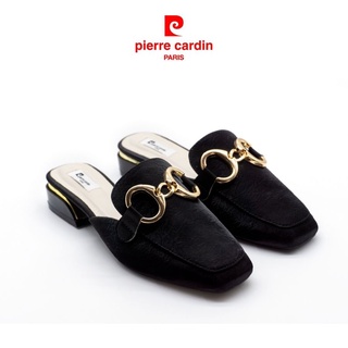 [NEW ARRIVAL] Giày Mules Nữ, Chất Liệu Da Nhung Cao Cấp Pierre Cardin - PCWFWSF 151