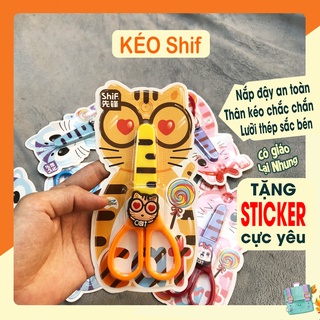 Kéo thủ công ShiF có nắp đậy, an toàn cho bé