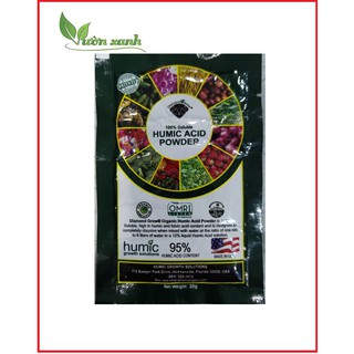 Phân bón Humic Mỹ gói 20gr tiện lợi, dùng kích rễ , trộn cùng phân cá bón cây rất tuyệt