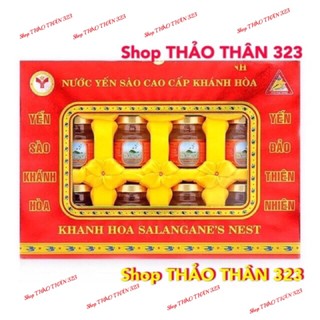 Date 2023- Nước Yến Sào SANEST Khánh Hoà (1lốc x 8 hủ) Tặng Kèm Túi Giấy