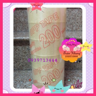 RẺ QUÁ RẺ1 CÂY 6 CUỘN BĂNG KEO TRONG 200 YARD ĐÓNG HÀNG SIÊU DÍNH