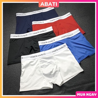 Quần sịp đùi nam cao cấp đẹp thông hơi thoáng mát ABATI Quần lót nam thun lạnh siêu mỏng boxer