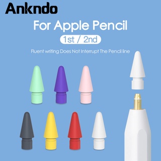 Đầu ngòi bút ANKNDO màu trơn thay thế thích hợp cho Apple Pencil thế hệ 1 2 12