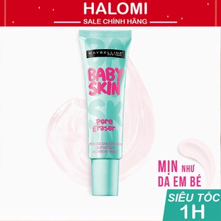 Kem lót Baby Skin mịn da che khuyết điểm Maybelline New York Pore Eraser Primer 22ml