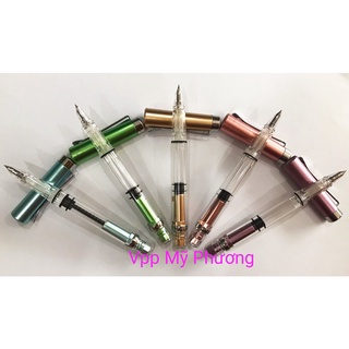 [Mã LIFEBOOK2 giảm 10% đơn 0Đ] Bút Luyện Chữ Đẹp Ngòi Kim Tinh Nét Thanh Đậm Viết Calligraphy - Bút Máy 009