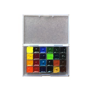 Set pocket mini màu nước Paul rubens 24 màu 0.5 ml