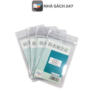 Thẻ mặt miết nhựa dẻo 3 kích thước Bao đeo thẻ miết dùng cho các loại thẻ giấy, thẻ nhân viên, bảng tên, chức danh.