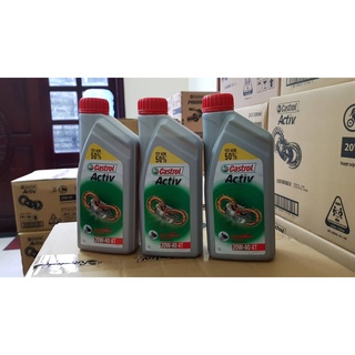 CHAI 1L DẦU NHỚT XE SỐ CASTROL ACTIV 20W40 100ML (1L)