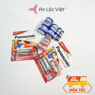 Pin Panasonic AA - AAA - Trung C - Vuông 9V - Đại D (Đơn giá bán theo viên)