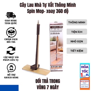 Chổi lau nhà thông minh tự vắt Spin Mod xoay 360 độ-CHẤT LƯỢNG