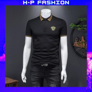 Áo Thun Nam Ngắn Tay Có Cổ  𝐅𝐑𝐄𝐄 𝐒𝐇𝐈𝐏  Áo Phông Nam Đẹp Vải Thun Co Giãn Thời Trang Hpfashion - Atnhp012