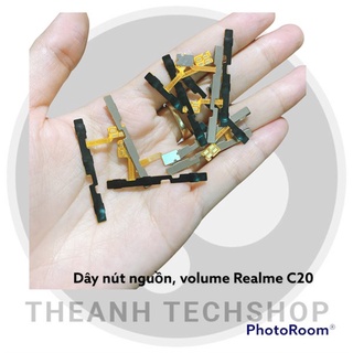 Dây nút nguồn , nút chỉnh âm lượng gắn trong Realme C20