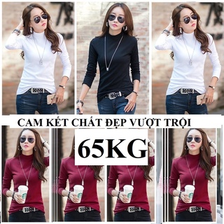 ÁO THUN GIỮ NHIỆT NỮ LÓT NỈ CỔ 3CM CAM KẾT HÀNG ĐẸP, DÀY, ĐANH KHÔNG BAI GIÃO GIỮ PHOM LÂU BỀN