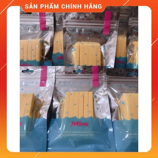 Bông Bọt Biển Rửa Mặt Cao Cấp Hàn Quốc Mira (6 miếng)