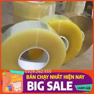 (FreeShip) Cuộn 1kg Băng dính lõi siêu mỏng 2.4mm dán siêu chắc