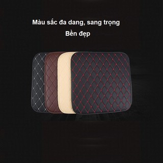 Miếng lót ghế trước xe ô tô, lót ghế xe hơi, tấm lót ghế da cao cấp (1 tấm)