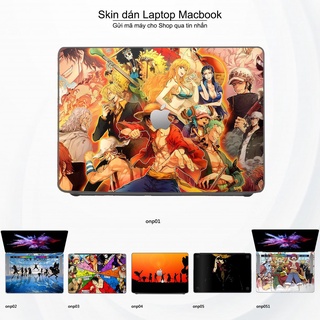 Skin dán Macbook mẫu One Piece (đã cắt sẵn, inbox mã máy cho shop)