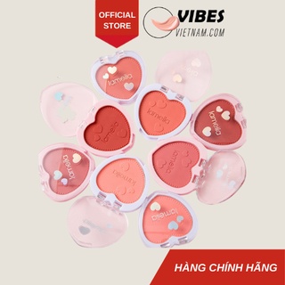 Phấn Má Hồng 1 Ô Trái Tim Lameila Màu Tự Nhiên Mềm Mịn Bền Màu Lâu Trôi Không Bết Dính vibesvietnam