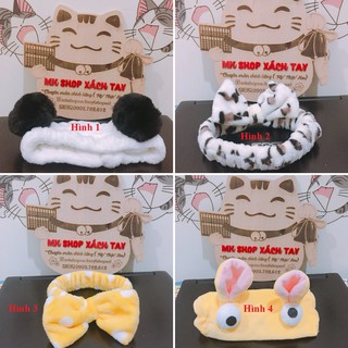 Băng đô vải nhung nhiều hình