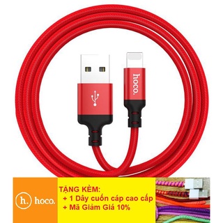 Dây Sạc Iphone Chính Hãng Hoco X14 Sạc Nhanh 2.4A Dài 1M/2M Cho Iphone/Micro/Type C - BH12T