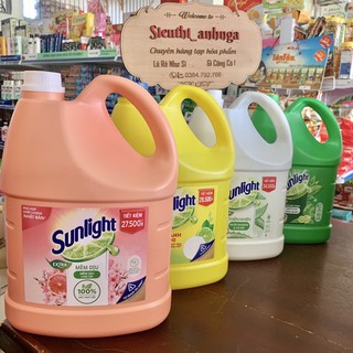 Nước rửa chén Sunlight 3,8kg Can Vàng/Trắng/Xanh