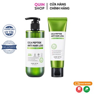 Dầu Gội Và Dầu Xả Dưỡng Ẩm, Ngăn Rụng Tóc Some By Mi Cica Peptide Hair Loss