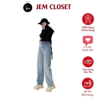 Quần Jean Dài Nữ Ống Suông Phong Cách Năng Động Dễ Phối Đồ MXA - 2694 JEM CLOSET