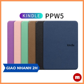 [PPW5] Bao da Cover bảo vệ cho Kindle Paperwhite 5 - Vân xước, ốp sau PVC