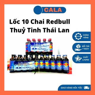 (3 Màu) LỐC 10 CHAI REDBULL THỦY TINH THÁI LAN 150ML
