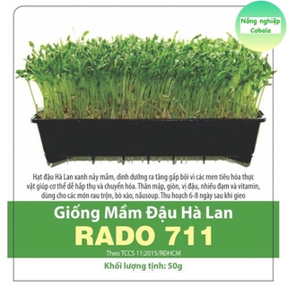 Hạt Giống Mầm Đậu Hà Lan (RD711) 50gr