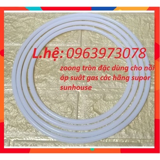Gioăng gioong tròn đặc nồi áp suất gas supor, sunhouse ( nồi 2 tay cầm )