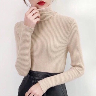 Áo len tăm cổ lọ hàng Quảng châu