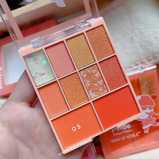 Phấn mắt 10 ô iMan Makeup Cô Gái nhủ kim tuyến