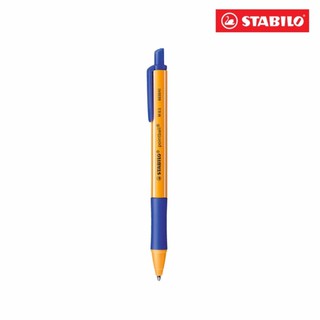 Bút bi bấm STABILO  pointball POINT ( Xanh, Đen, Đỏ, Xanh lá, Tím, Xanh nhạt)